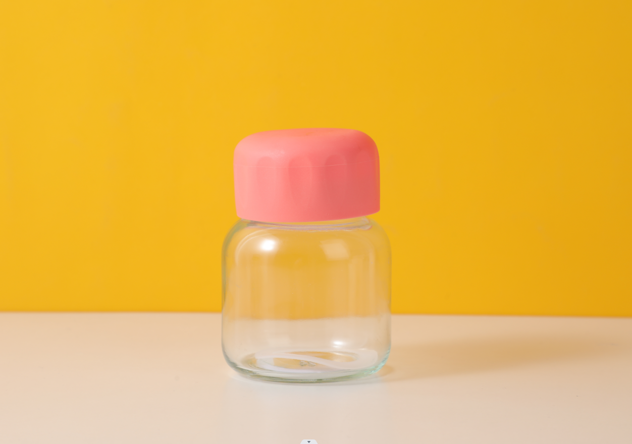 Shakable glass bottle 200ml