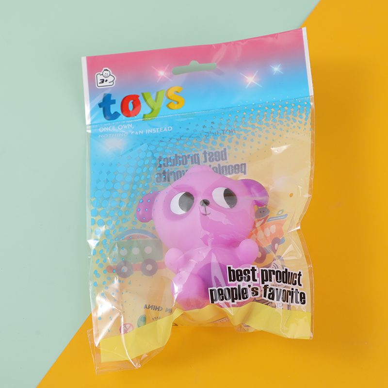 Soft plastic bear bath toy
