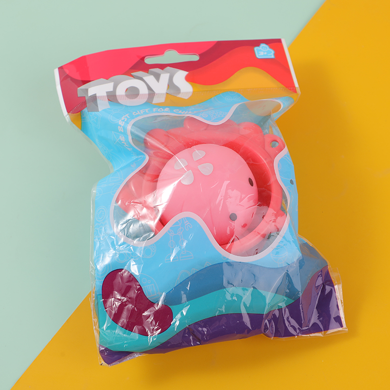 Soft plastic fish bath toy set