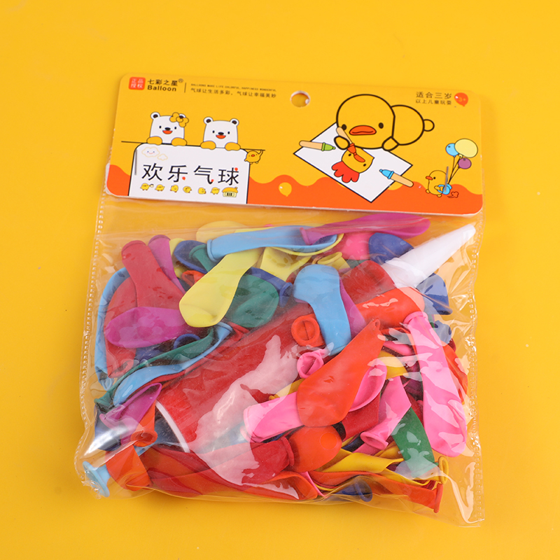 Festival 80pcs balloon with pump (6624-2)