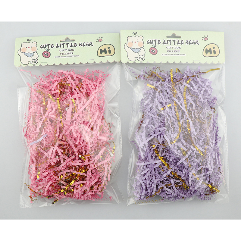 Golden silk pleated mixed salad paper