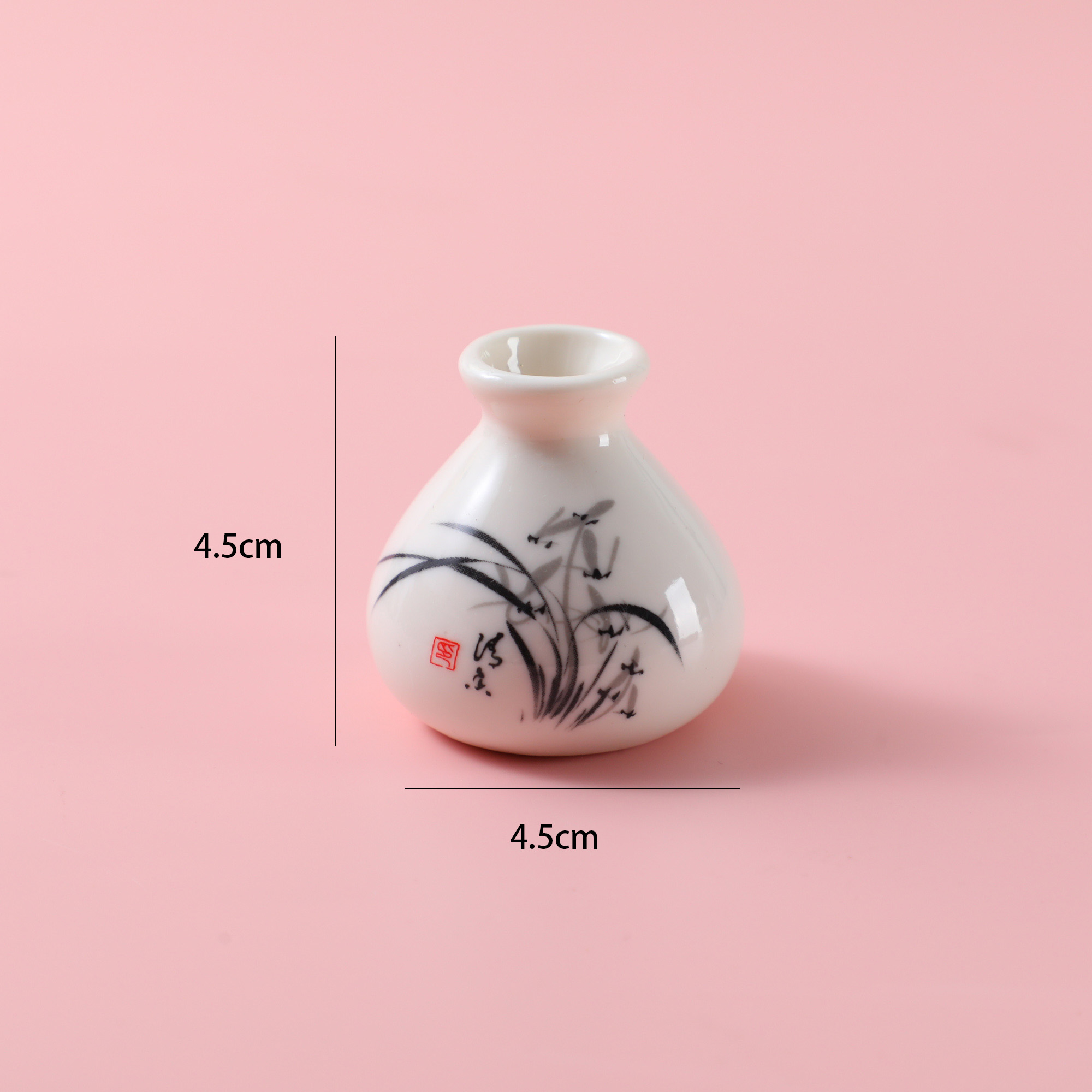 Porcelain Willow Vase Floral Teacup (with inner box) 50ml