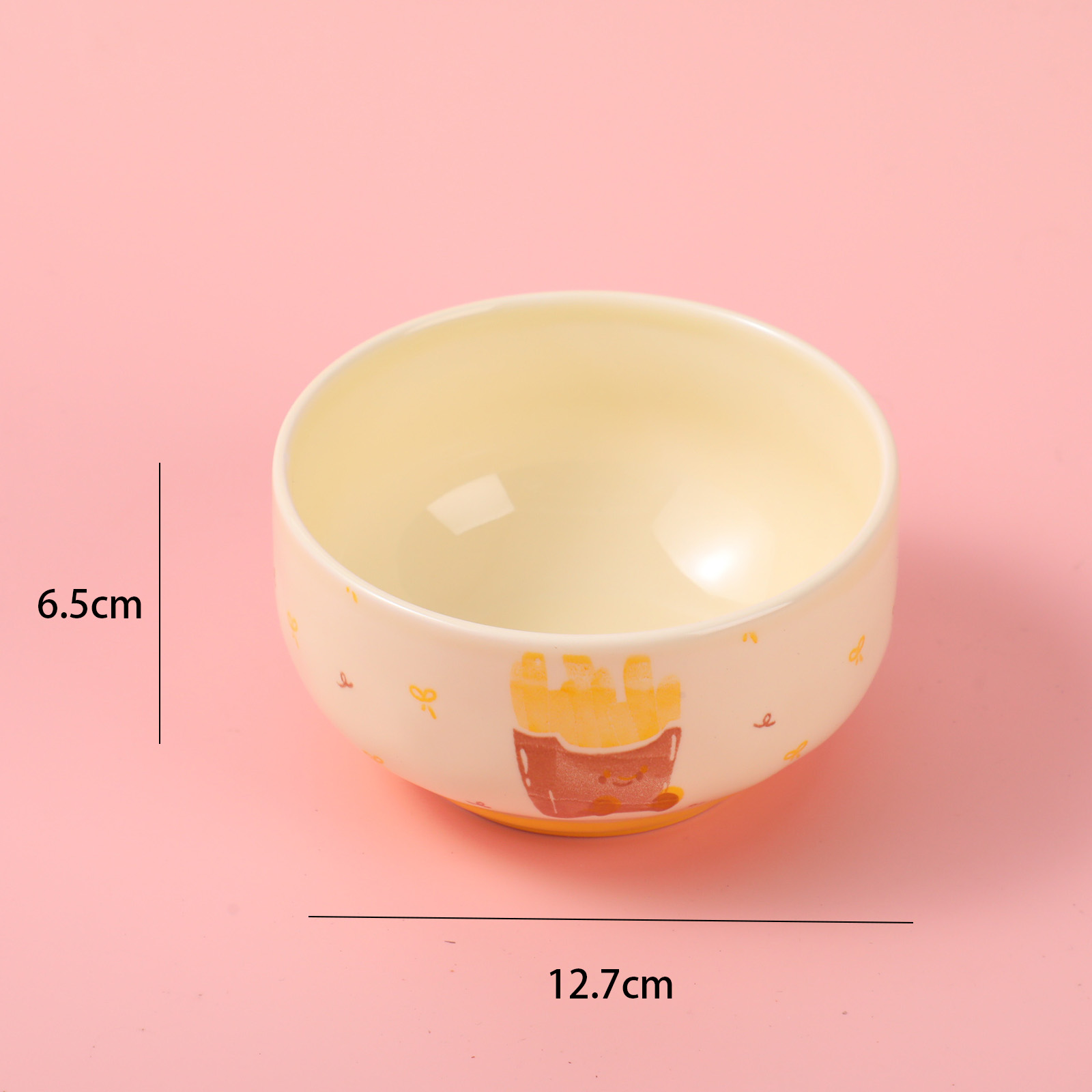 4.6 "French Fries" Ceramic Bowl 10(with inner box)