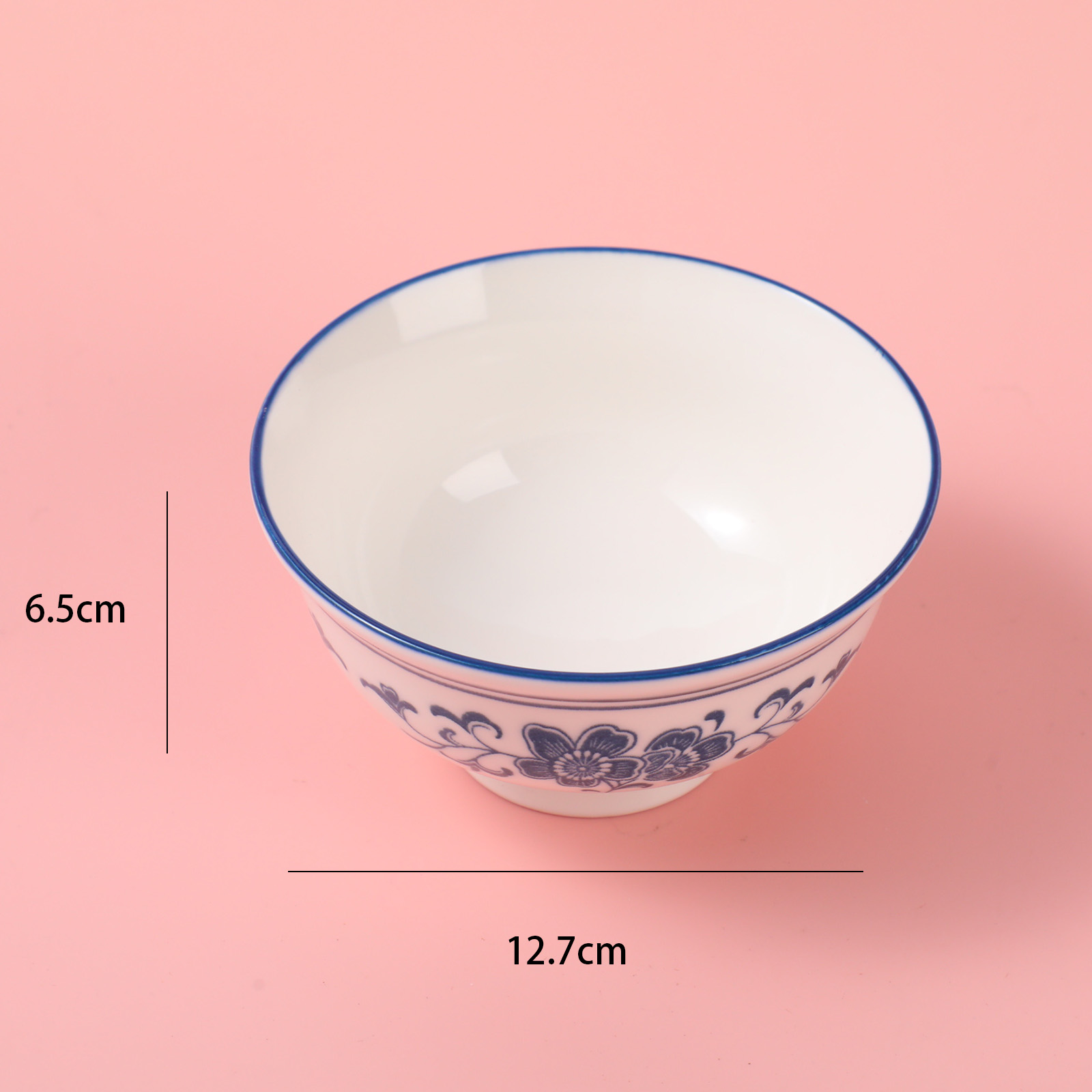 4.65 Tall "Magnolia" Ceramic Bowl(with inner box)
