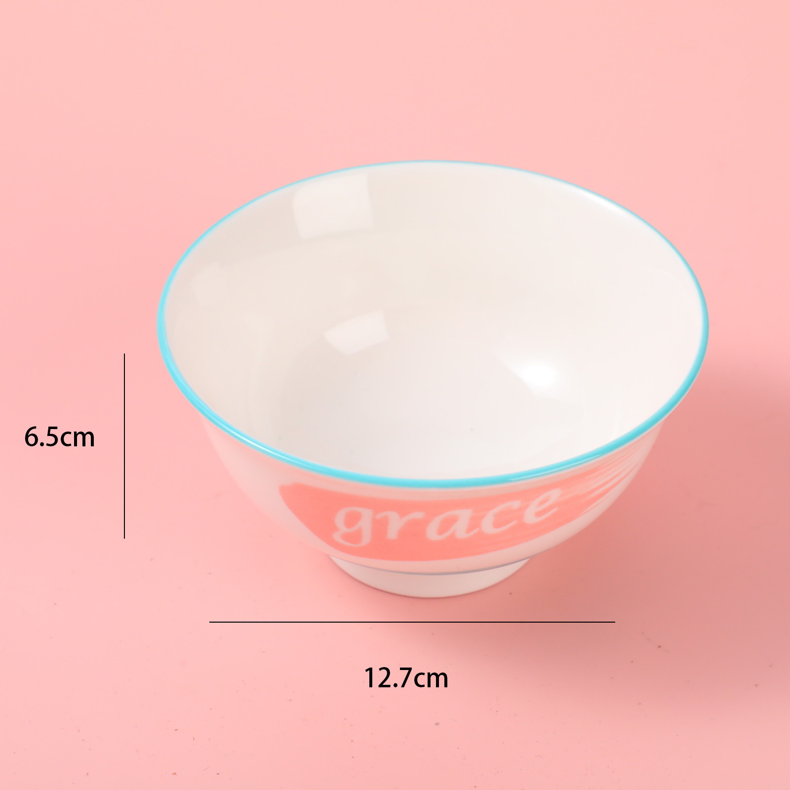4.65 Tall "Graceful Living" Ceramic Bowl(with inner box)