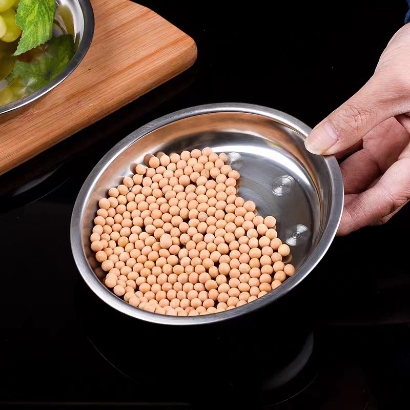 04 Thickened magnetic stainless steel plate-18cm