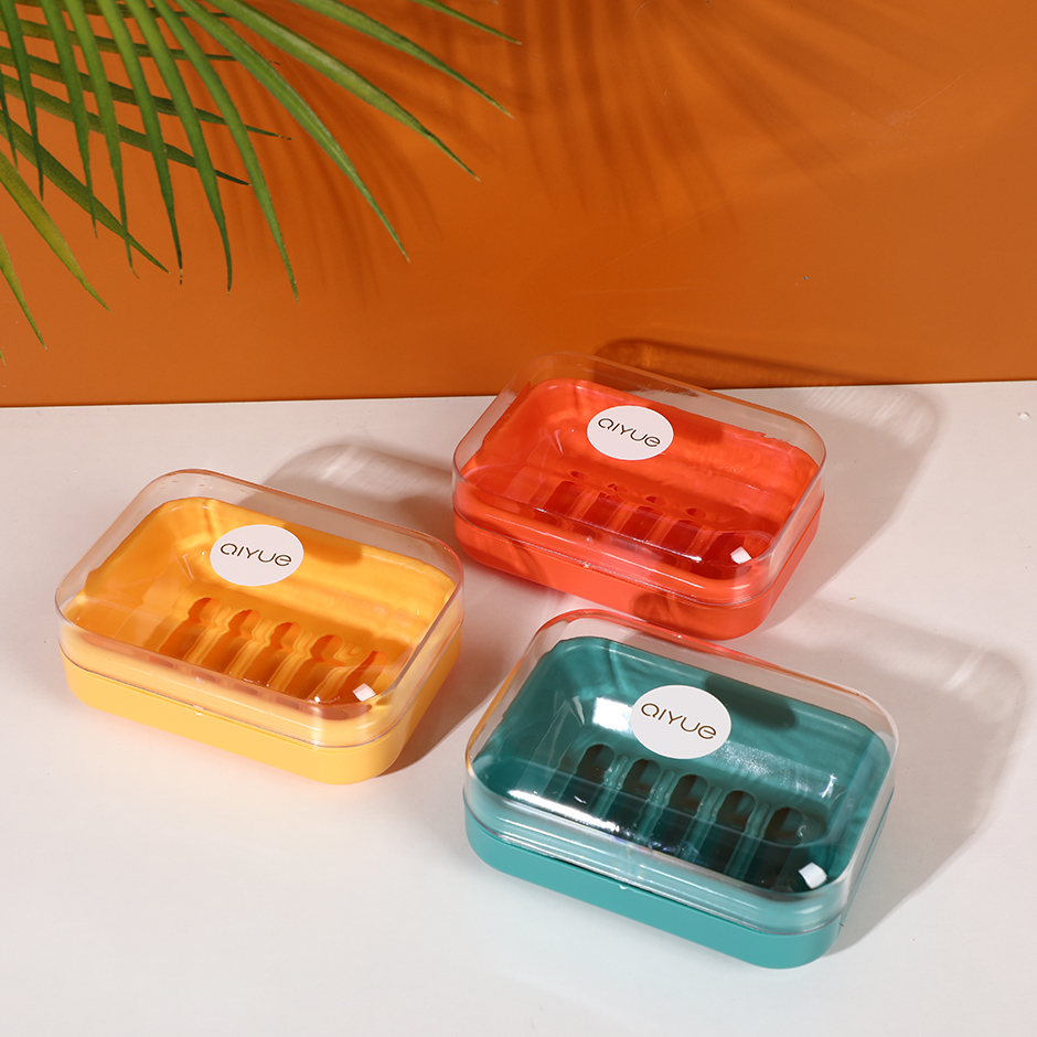 Transparent rectangle soap box