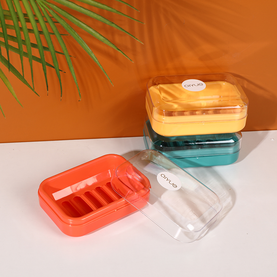 Transparent rectangle soap box