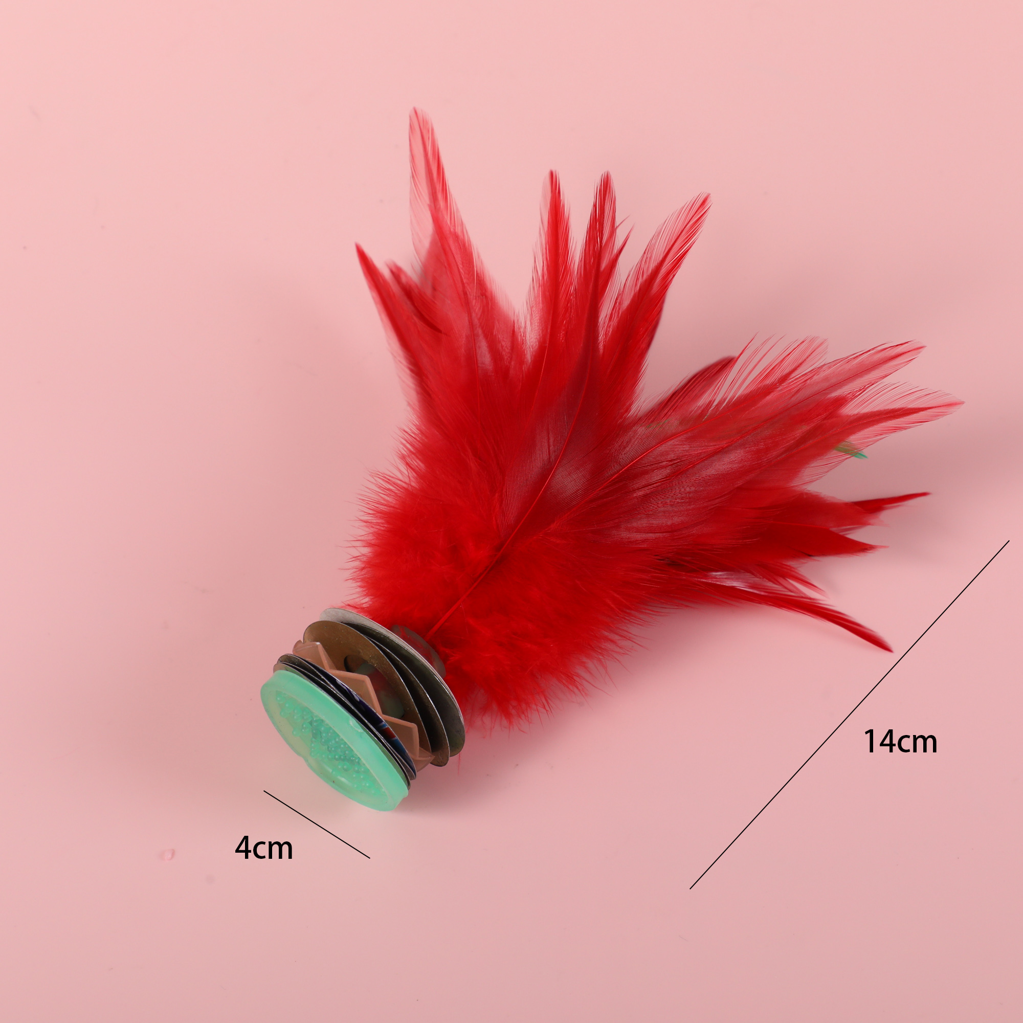 Tri-Color Feather Shuttlecock