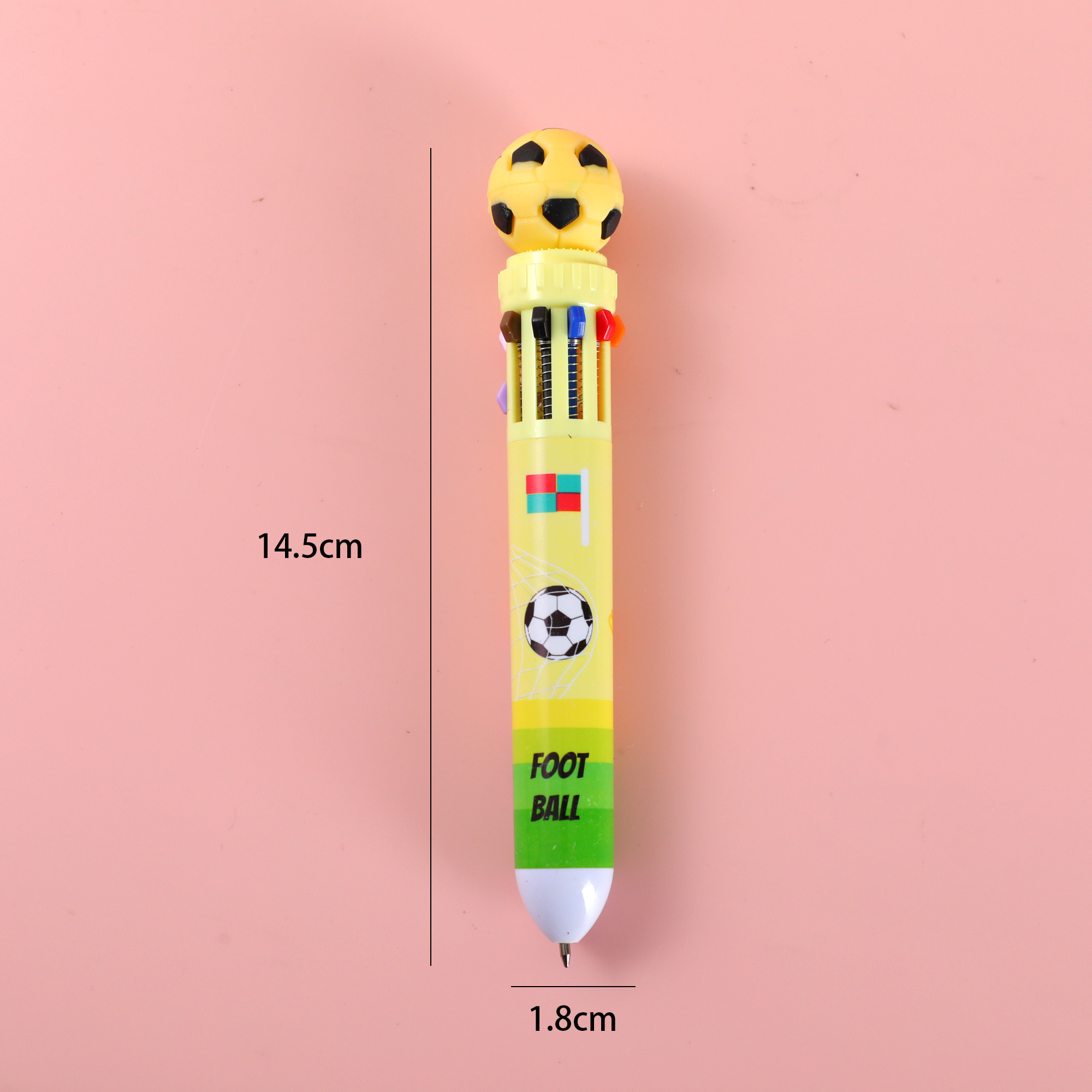 Passionate Sports 10-Color Ballpoint Pen 0.5mm
