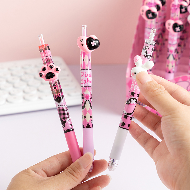 Pink feast erasable gel pen-blue 0.5-5519C(1 PC)