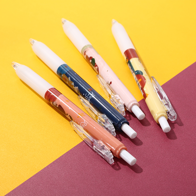 Romantic season 2pcs gel pen Z1505-black 0.5 Black