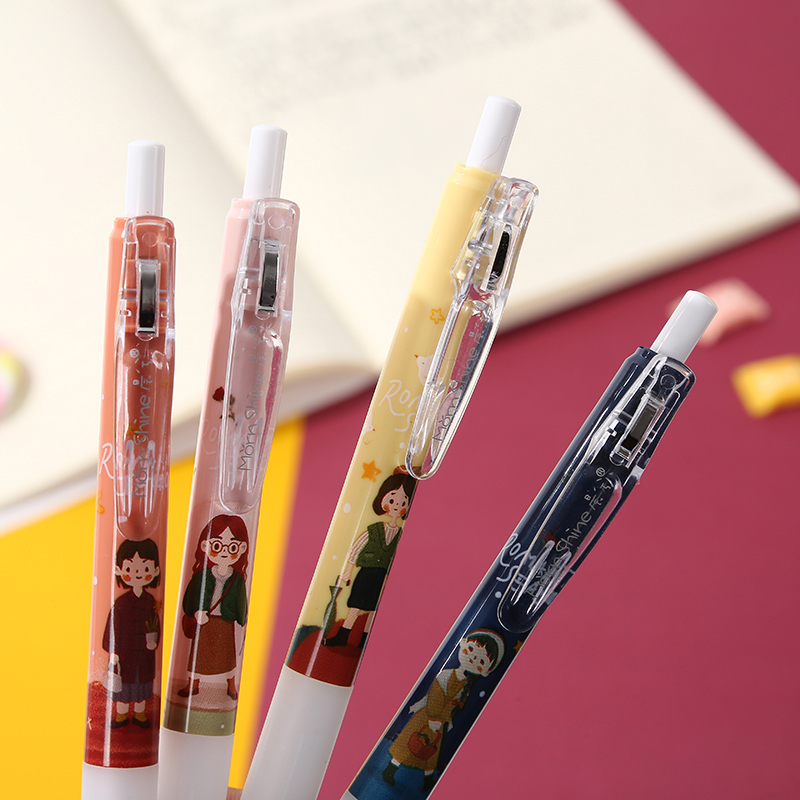 Romantic season 2pcs gel pen Z1505-black 0.5 Black