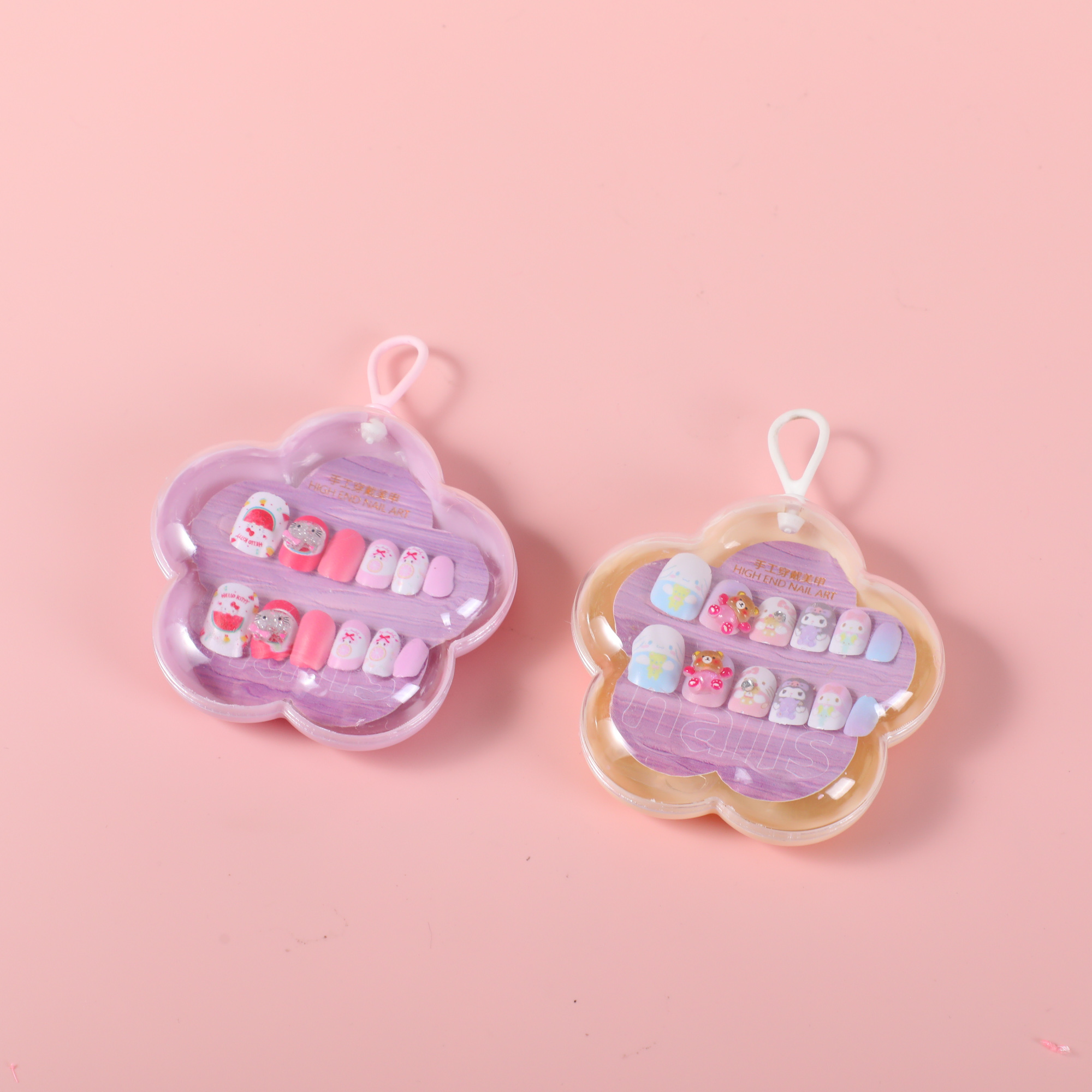 Plum Blossom Children's Accessory Press-On Nails ZJ1017