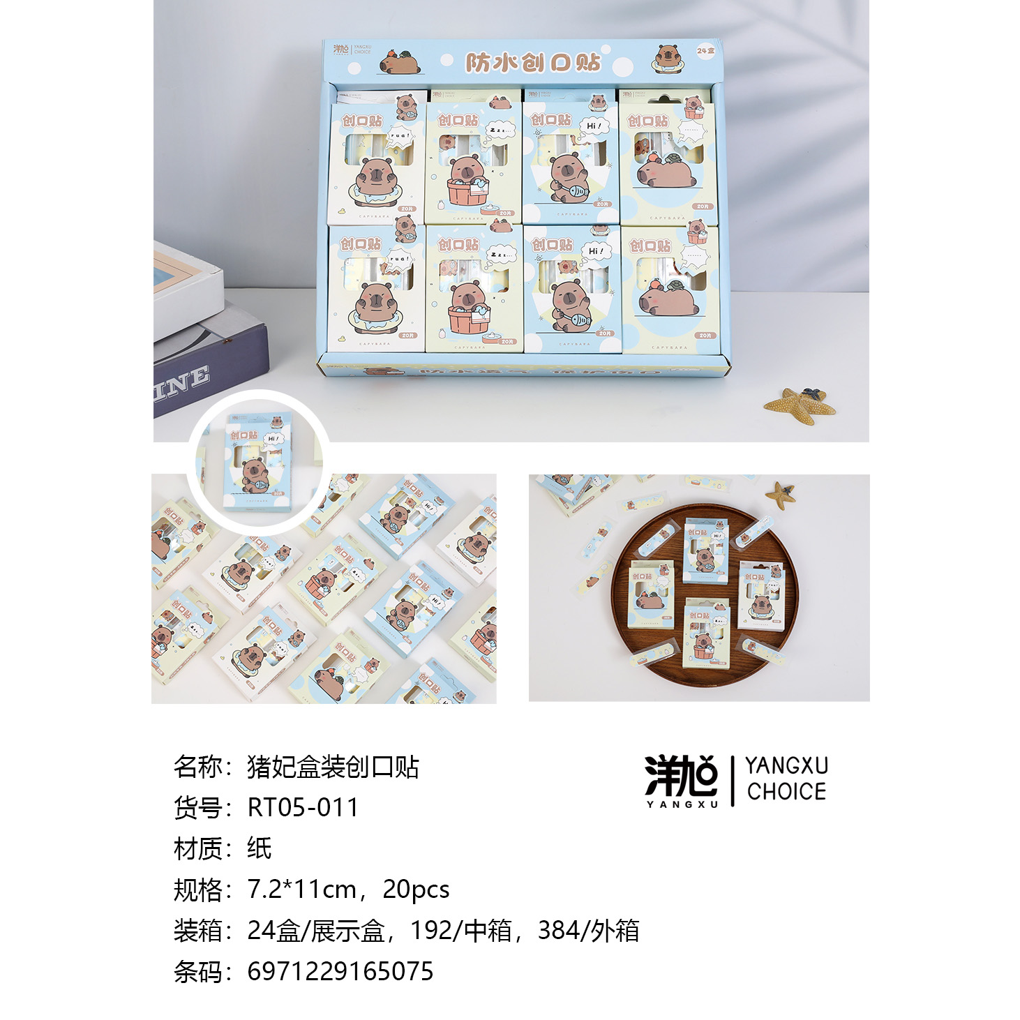 Pig Princess Boxed Band-Aids 20pcs