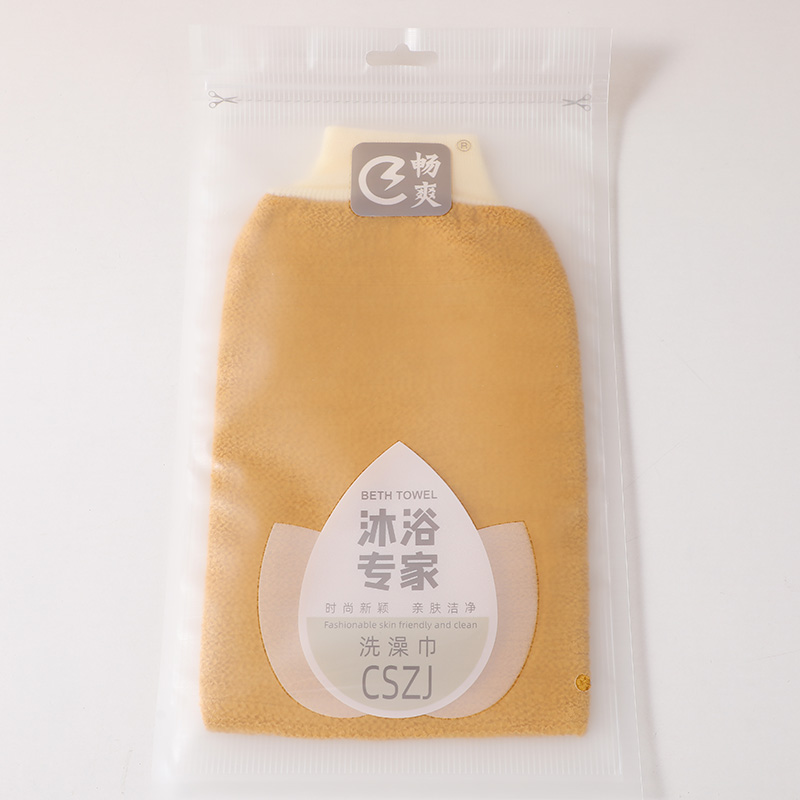 Polyester bath gloves-2102