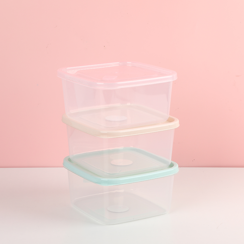 HT726 Square color lid fresh-keeping box