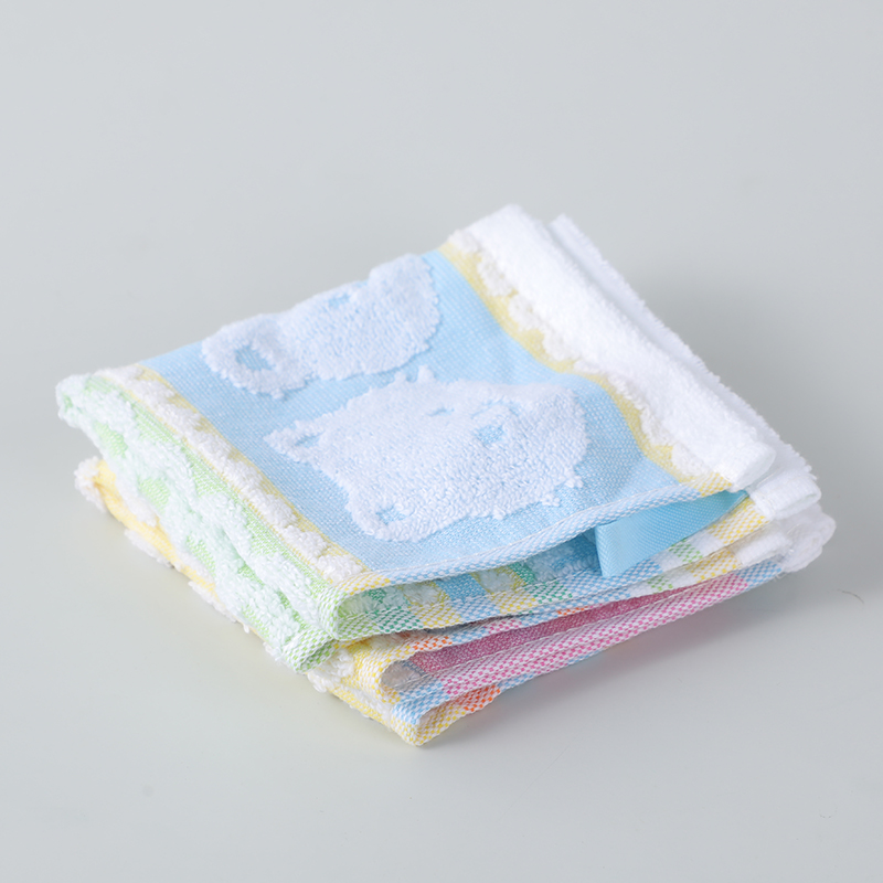 Three rabbit square towel 25x25-315