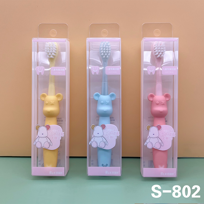 Cute Bear Fine Soft Silk Bristles for Kids S-802