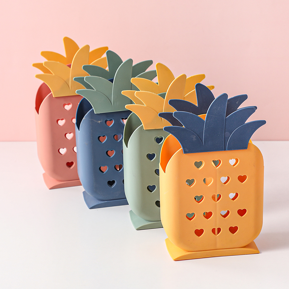 Pineapple two-grid chopsticks holder 724