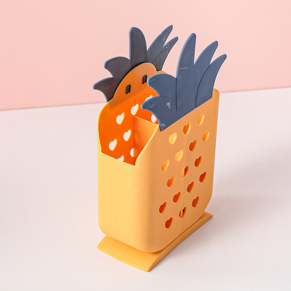 Pineapple two-grid chopsticks holder 724