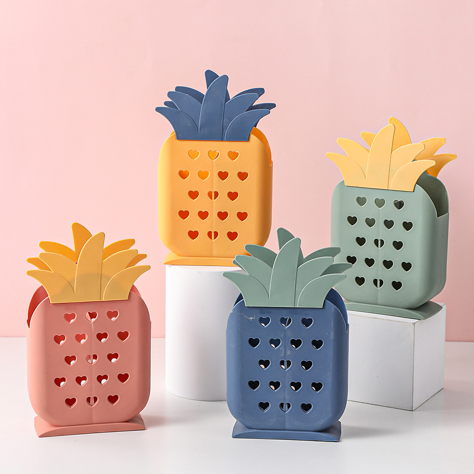 Pineapple Two-Grid Chopsticks Holder