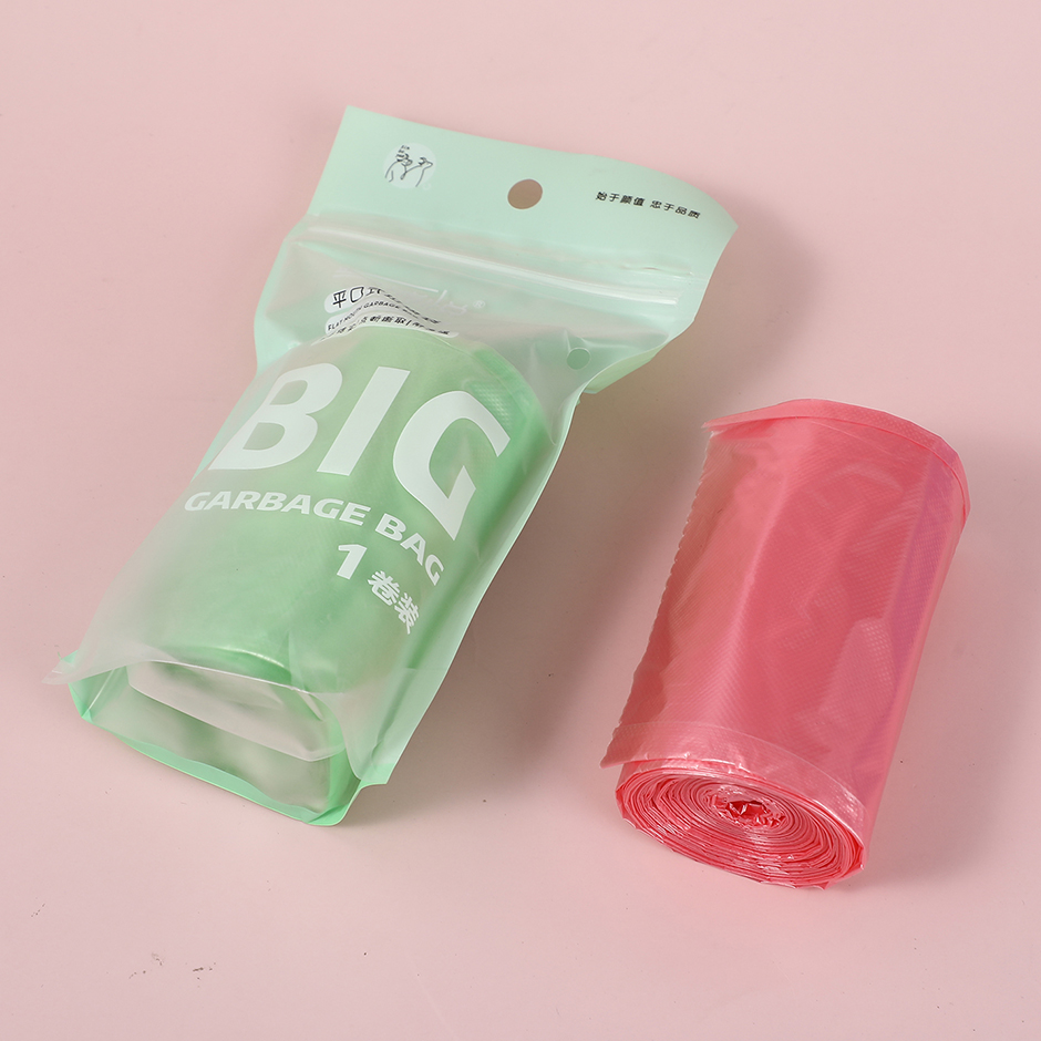 406 Flat mouth garbage bag (candy series) 28pcs