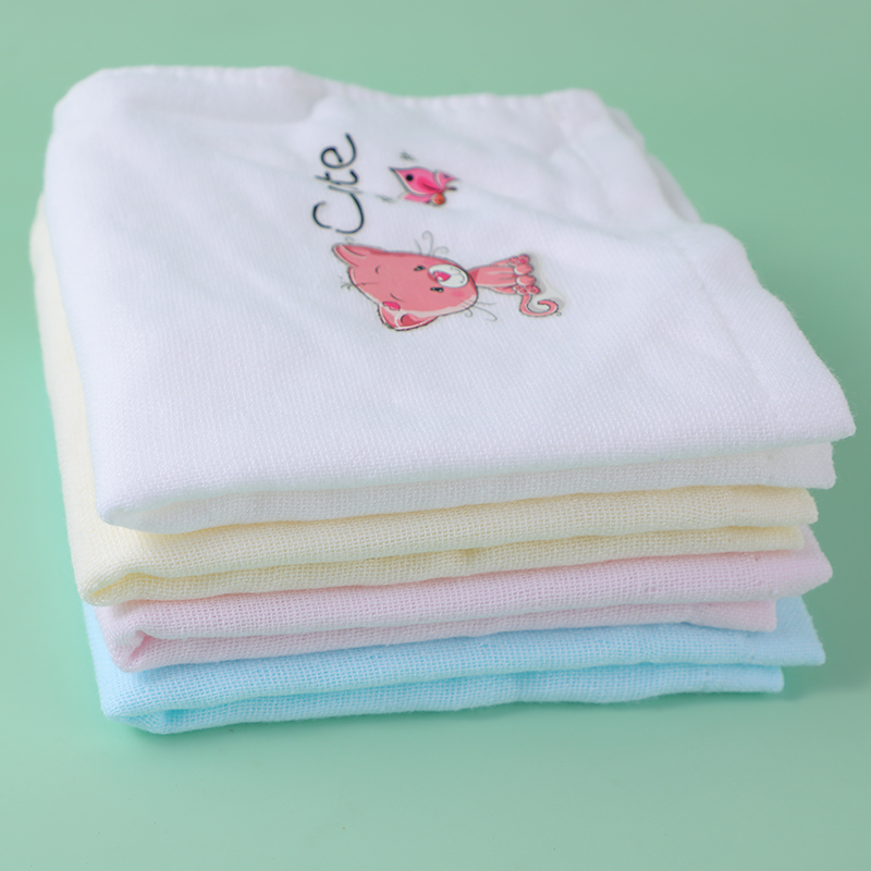 Applique cartoon square towel 25 x 25-1002