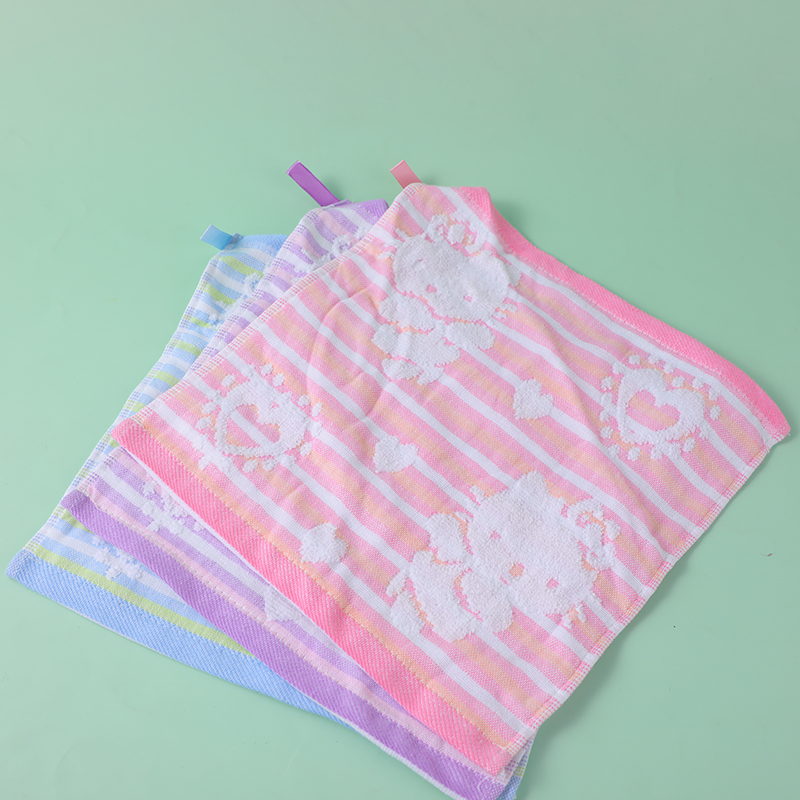 Cat square towel 25 x 25-1005