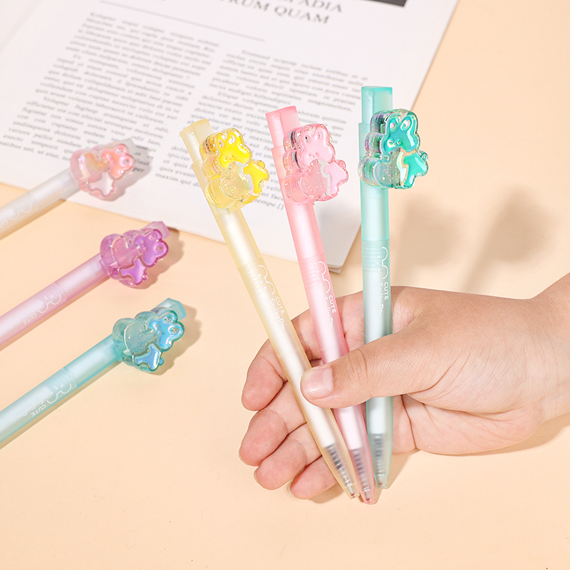 Rabbit glitter gel pen 20604-blue(1 PC)
