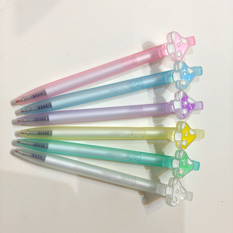 Mushroom styling gel pen 0.5-blue(1 PC)