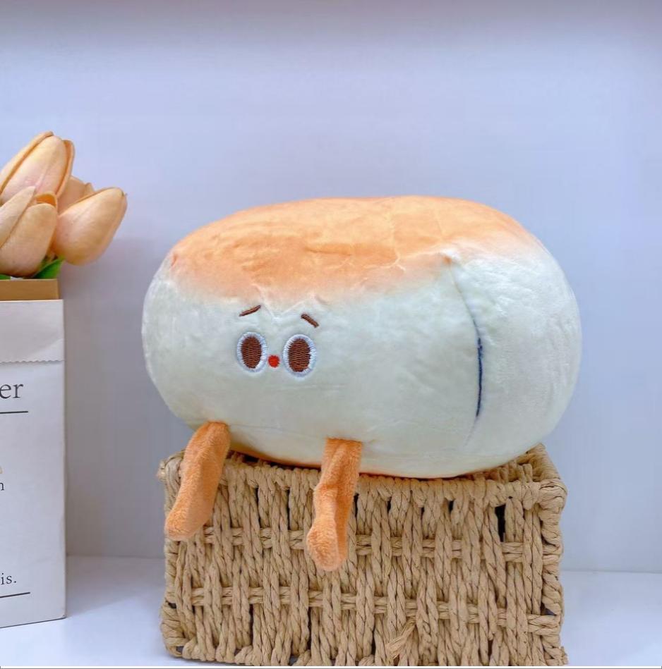 Wang Zai Milk Mantou Bun Plush Doll 22CM