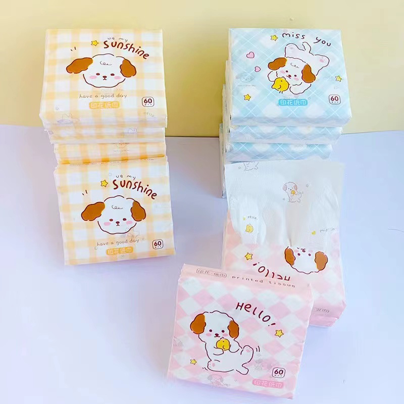 Puppy printing tissue-60 sheets