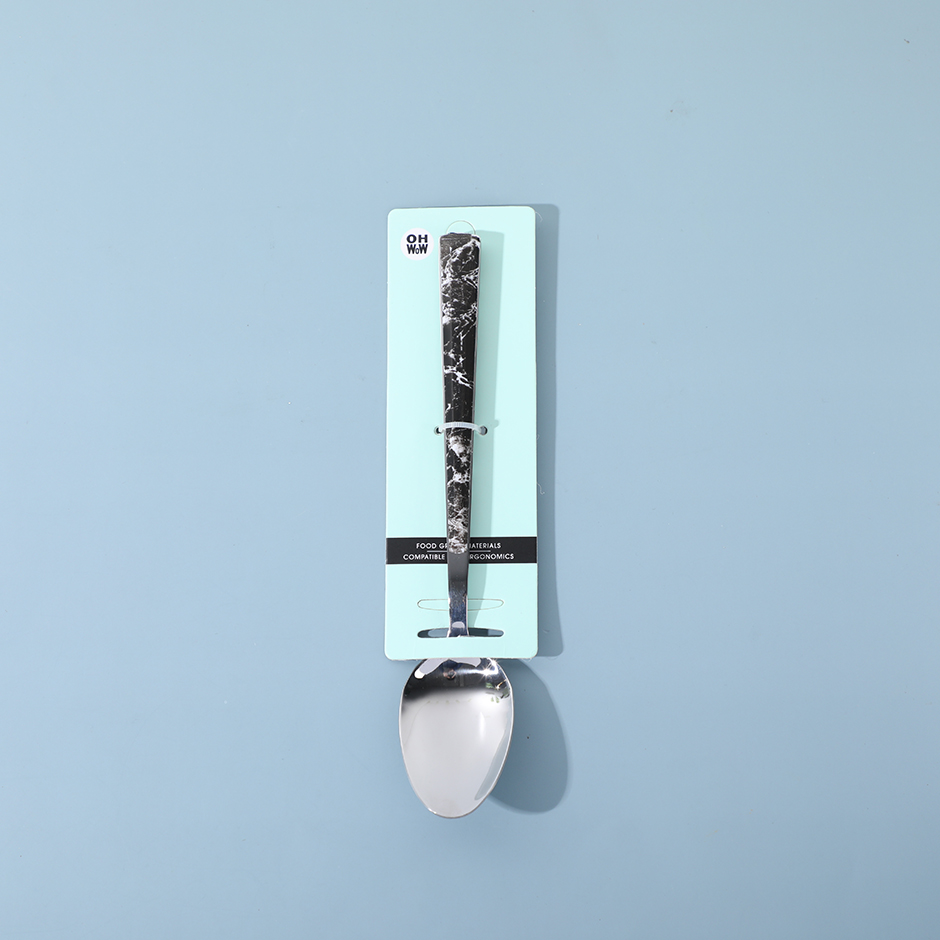 Arc wood handle luxurious spoon