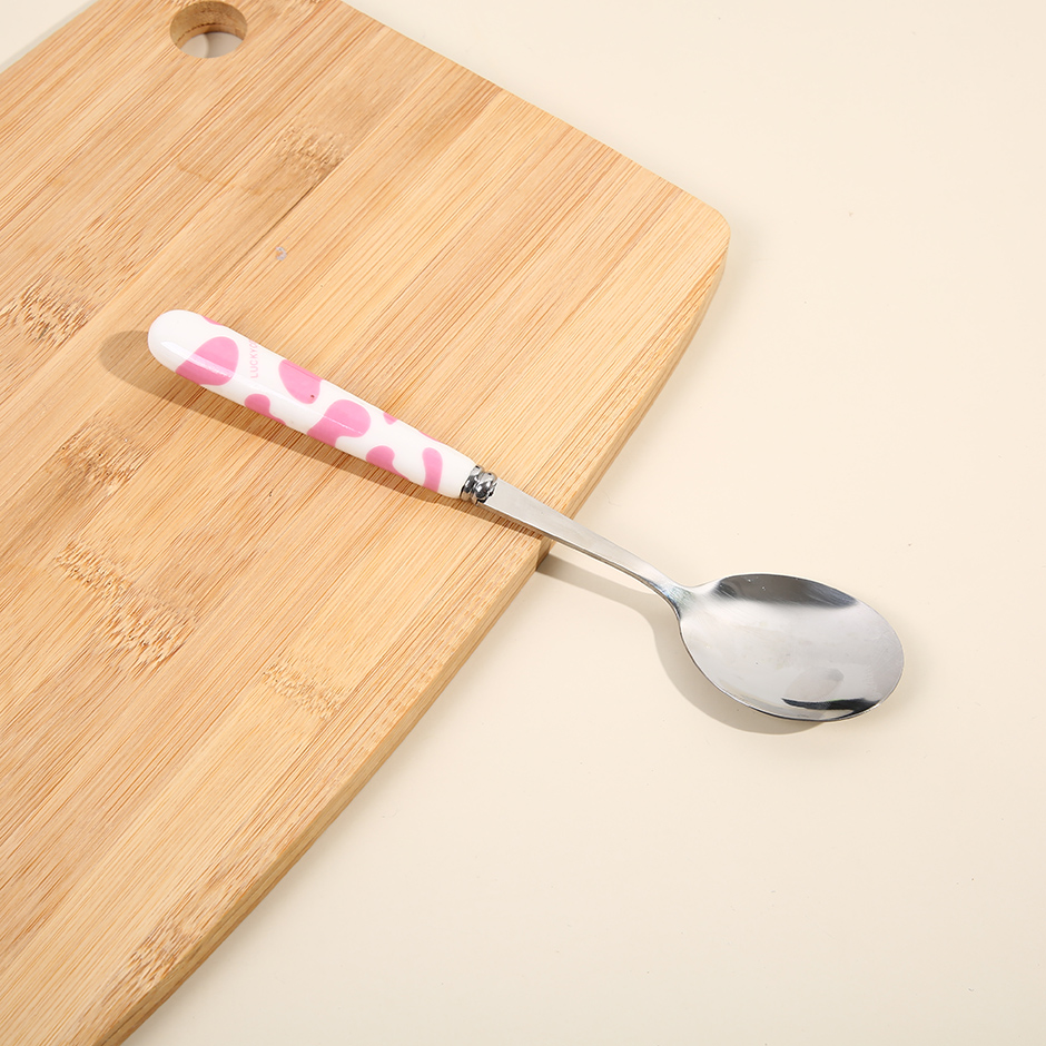 Milk cow 2 round spoon