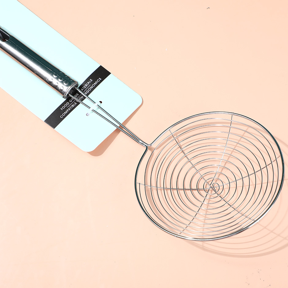 Nine beads steel handle skimmer 14cm