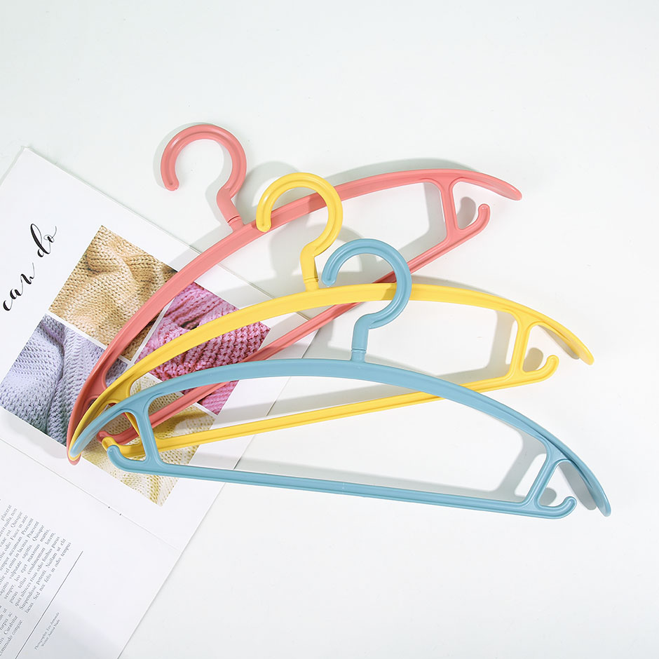 Anti-skid household plastic clothes hanger 3pcs-1114