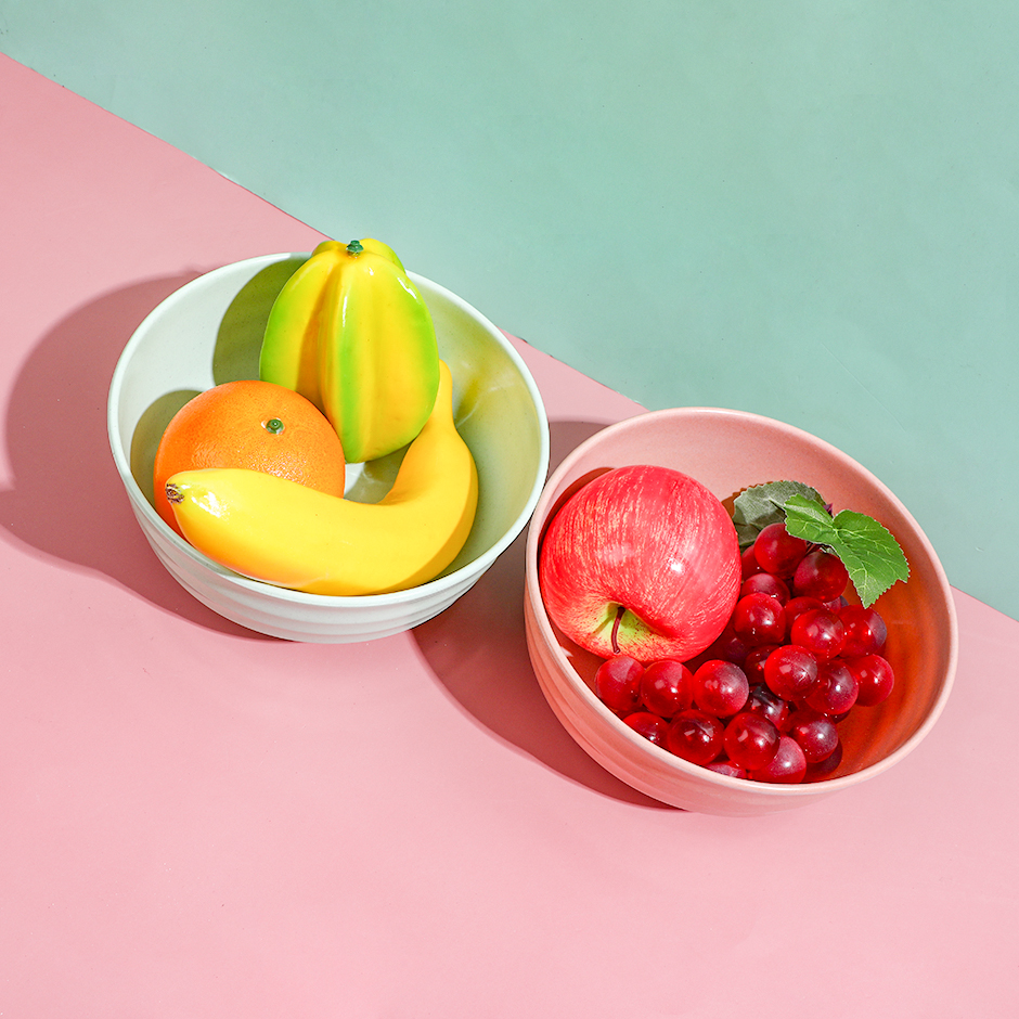 Colorful wheat straw bowl-668