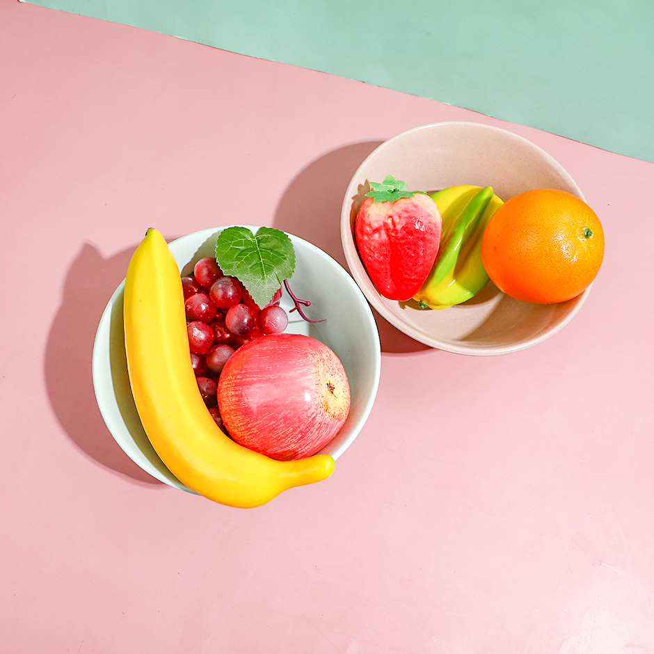 7011 Beige blue green bowl