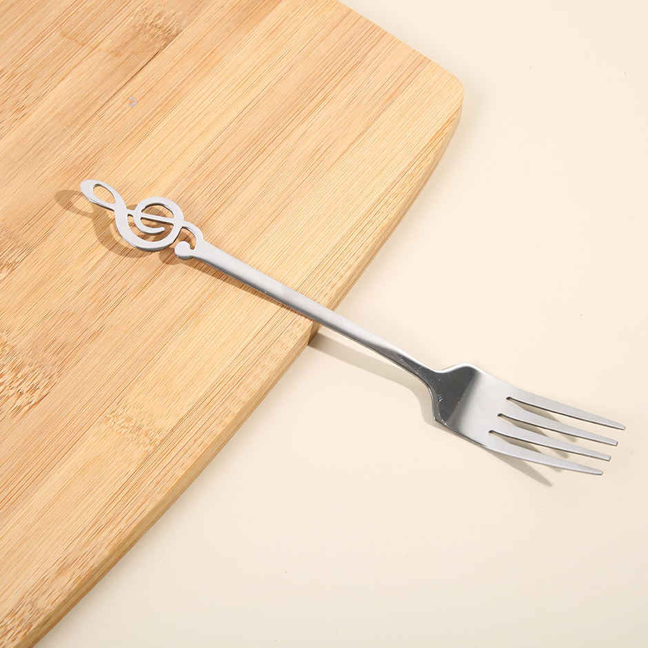Musical note fork