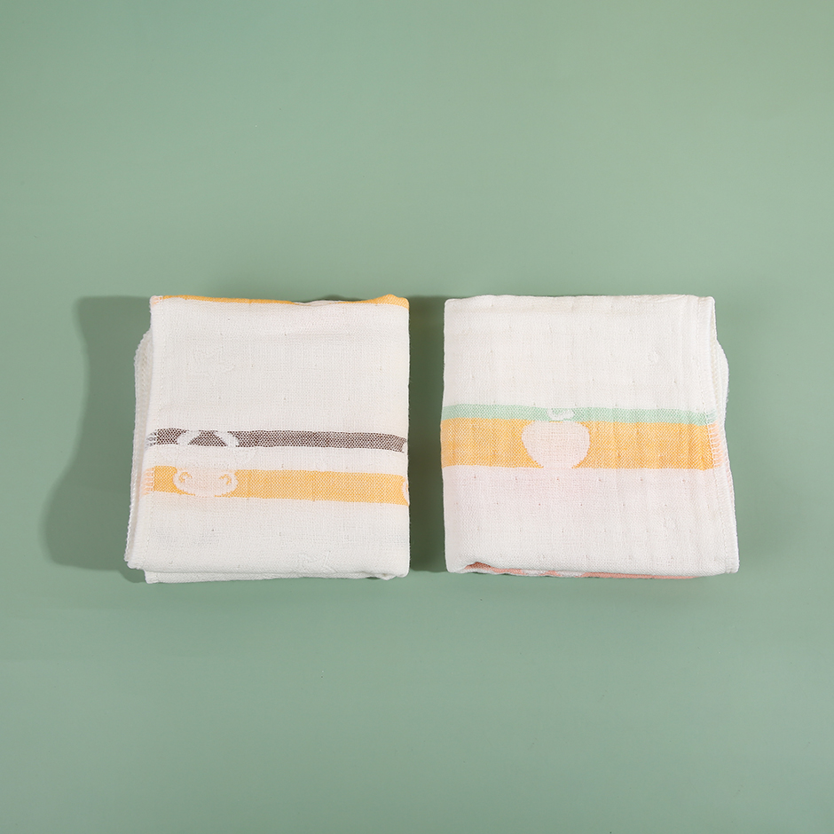 Seersucker jacquard children's towel 25 x 25