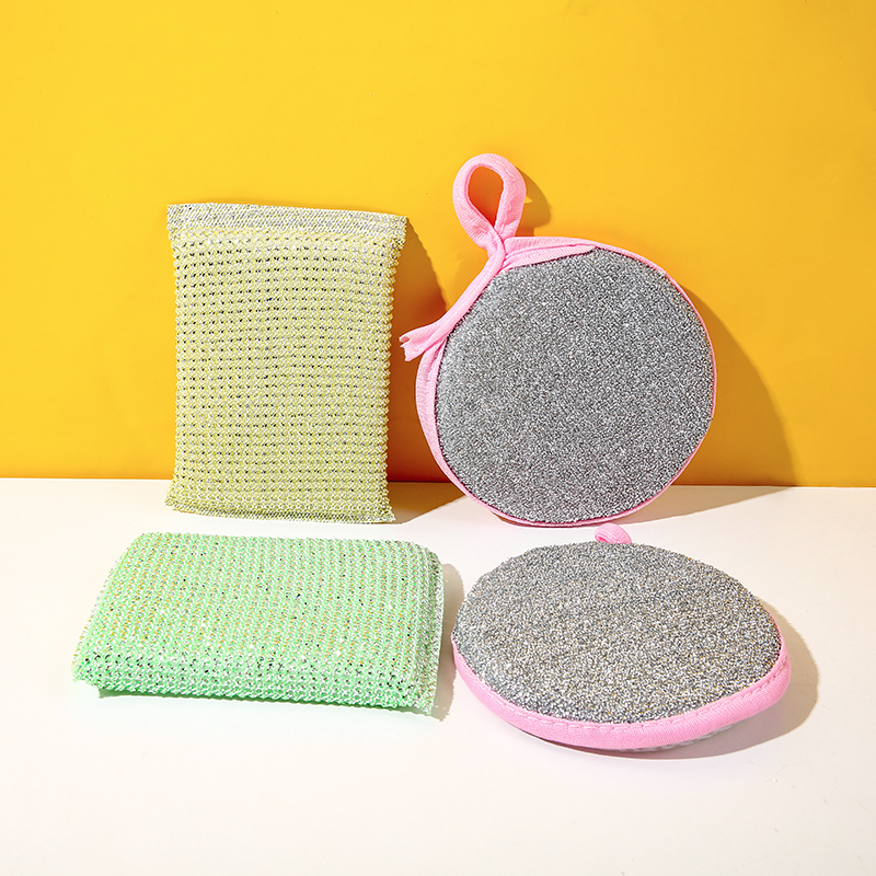 Round+square scouring pads 2+2 combo