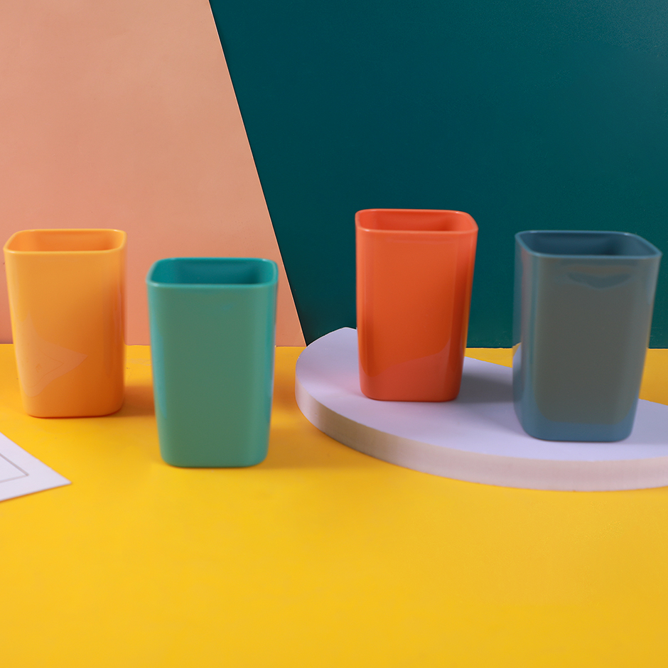 Simple plain mouthwash cup 450ml-2pcs-OH
