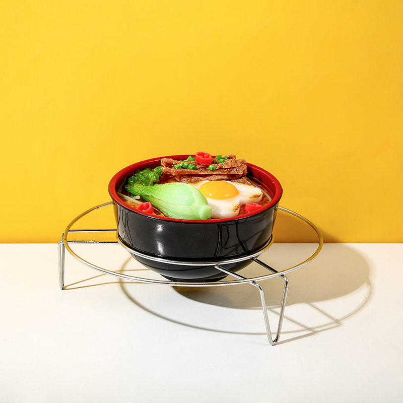 Stainless steel high steamer rack-Diameter 8 inch Height 2 inch