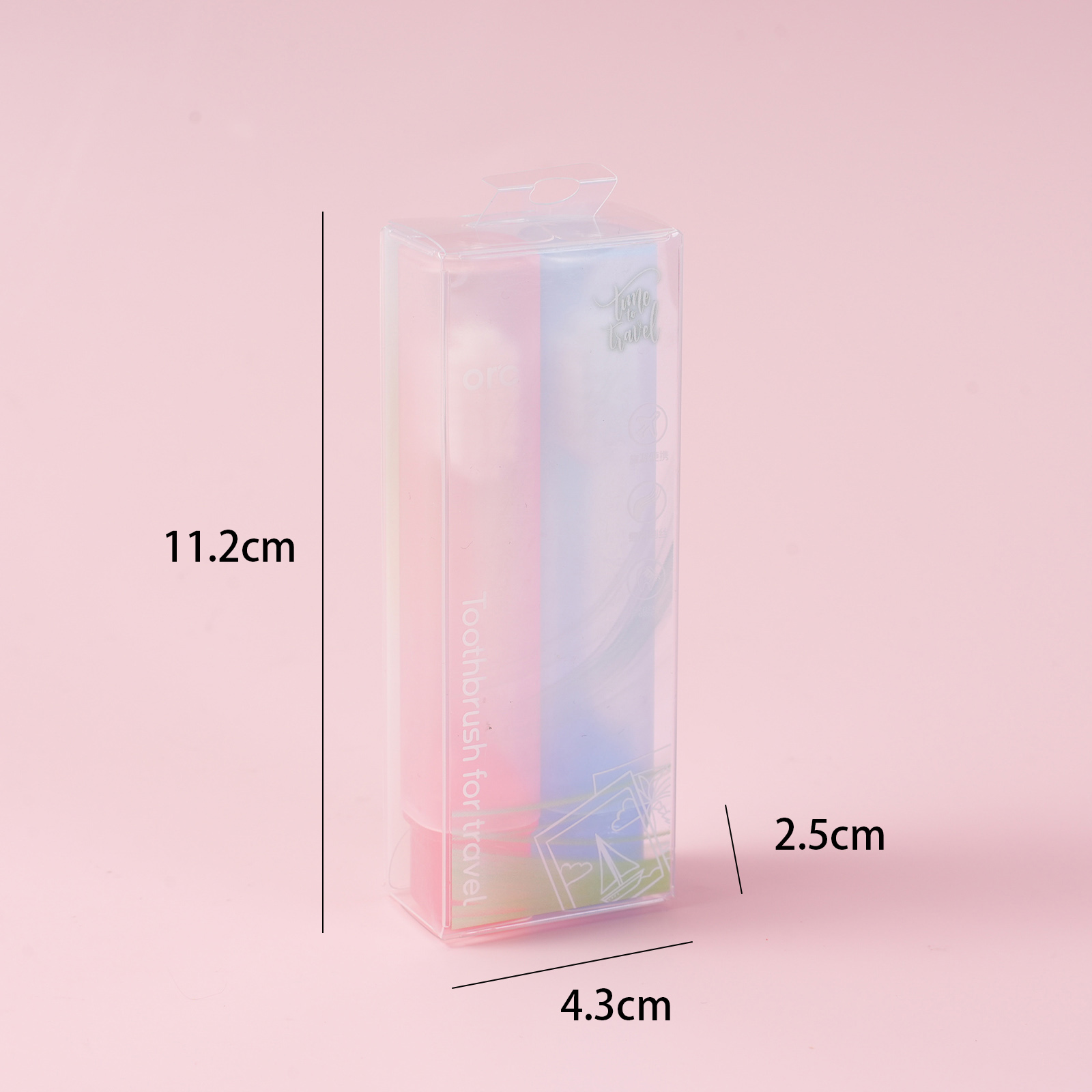 Convenient Travel Toothbrush2pcs