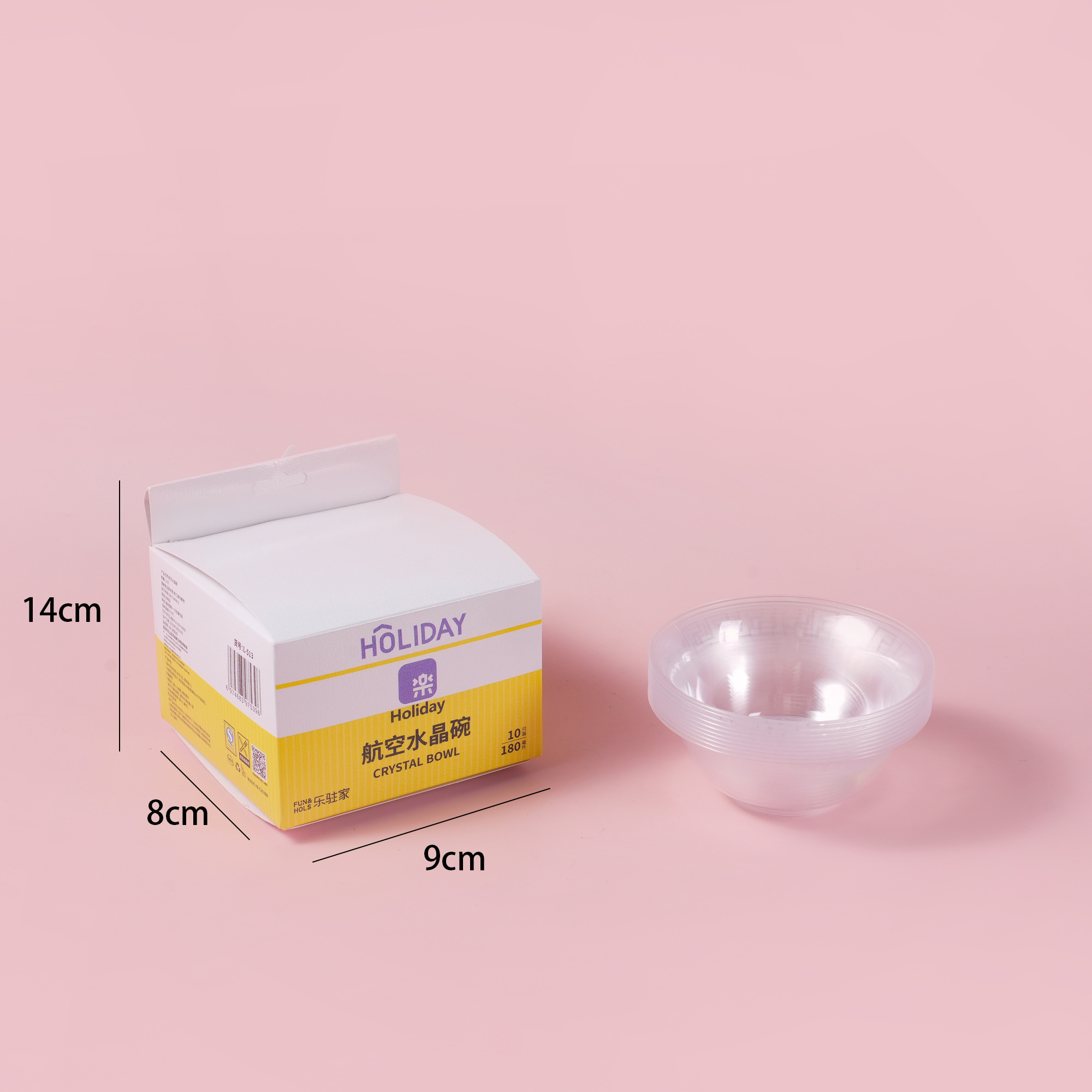 Journey Series - Crystal Bowls 10pcs-L-513