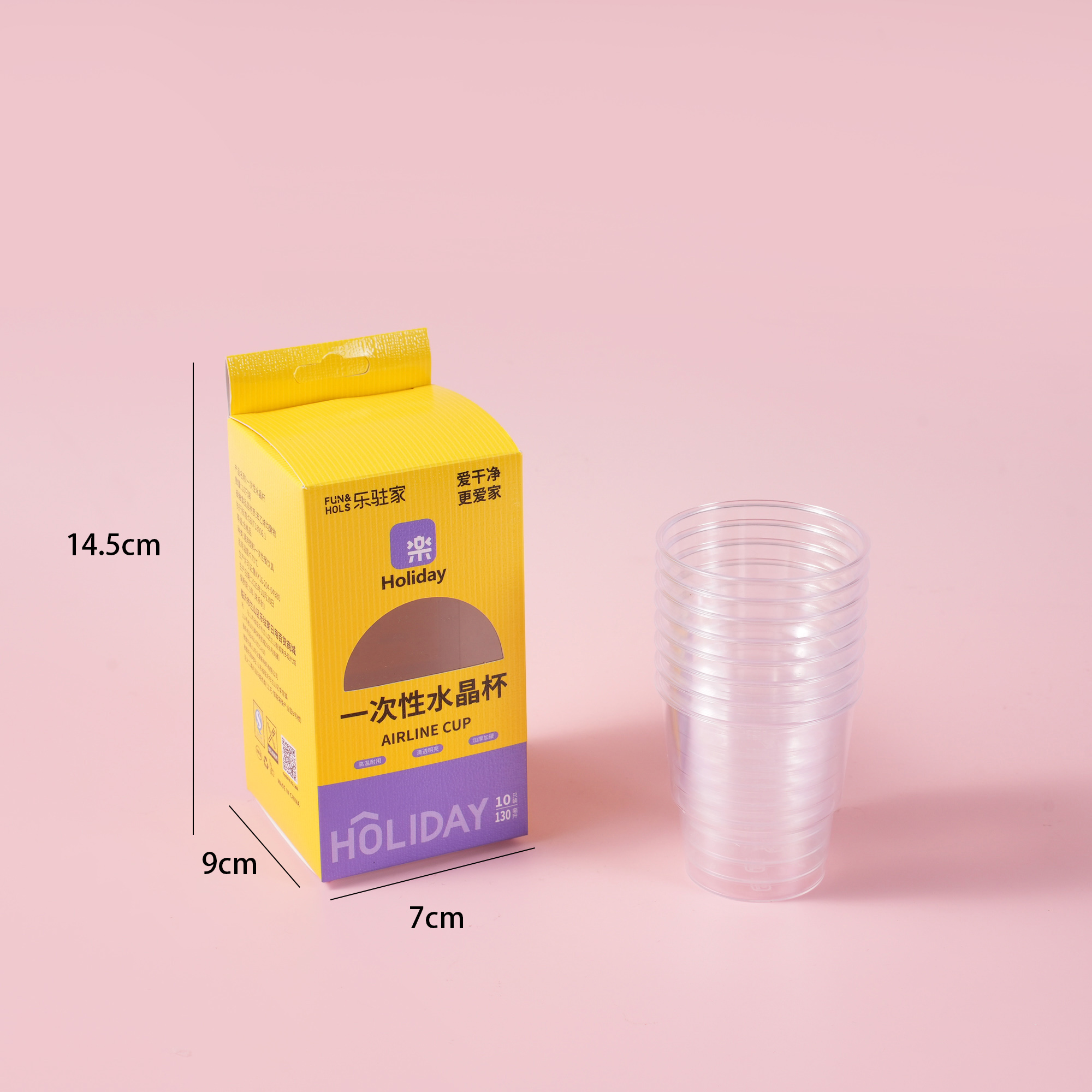 Journey Series - Disposable Crystal Cups 10pcs L-514
