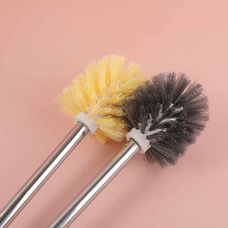 Plastic steel round head toilet brush-ZBSP-165