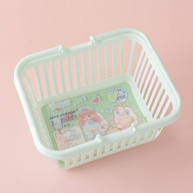 Mini rectangle hollow storage basket-069
