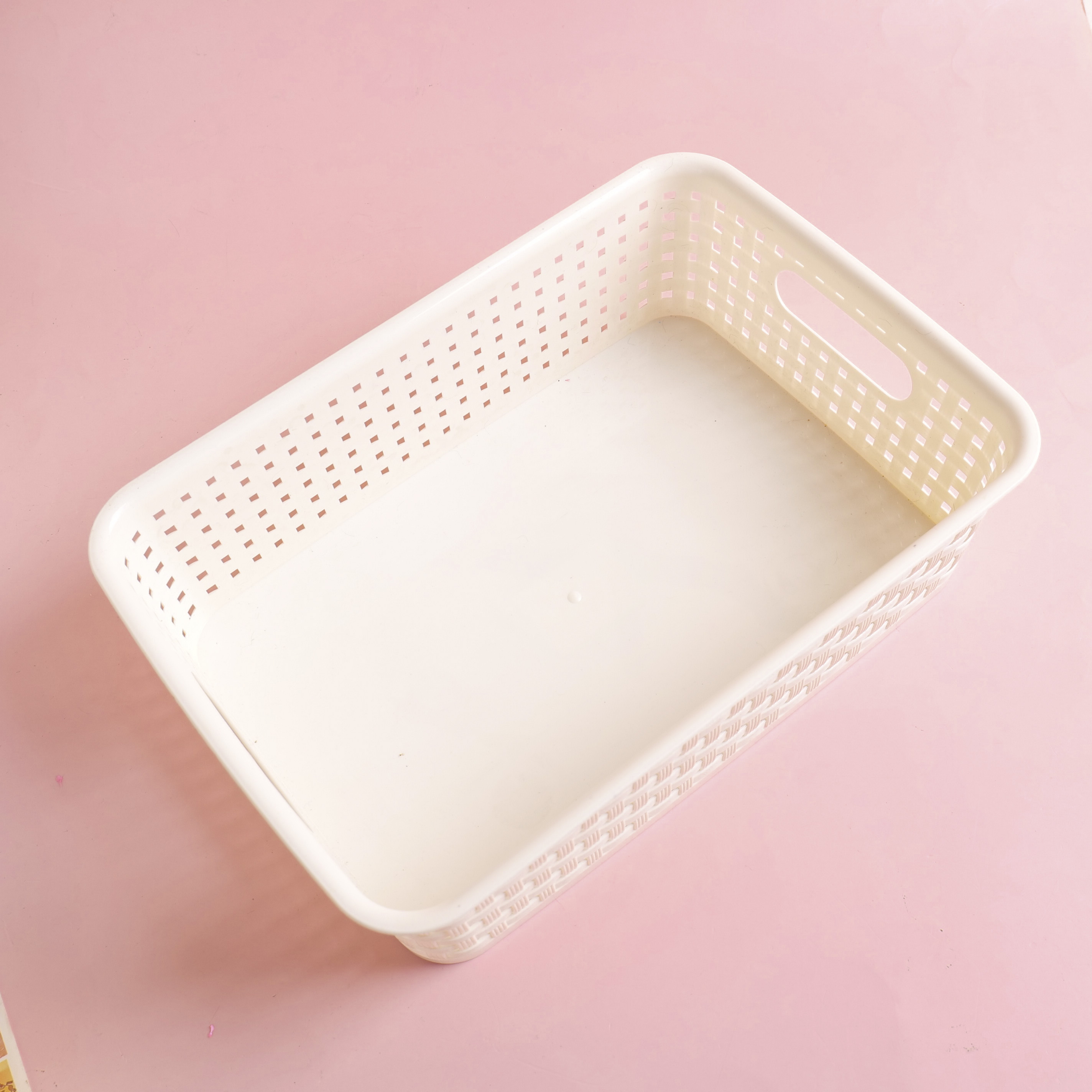 White Storage Series Storage Basket - 2020
